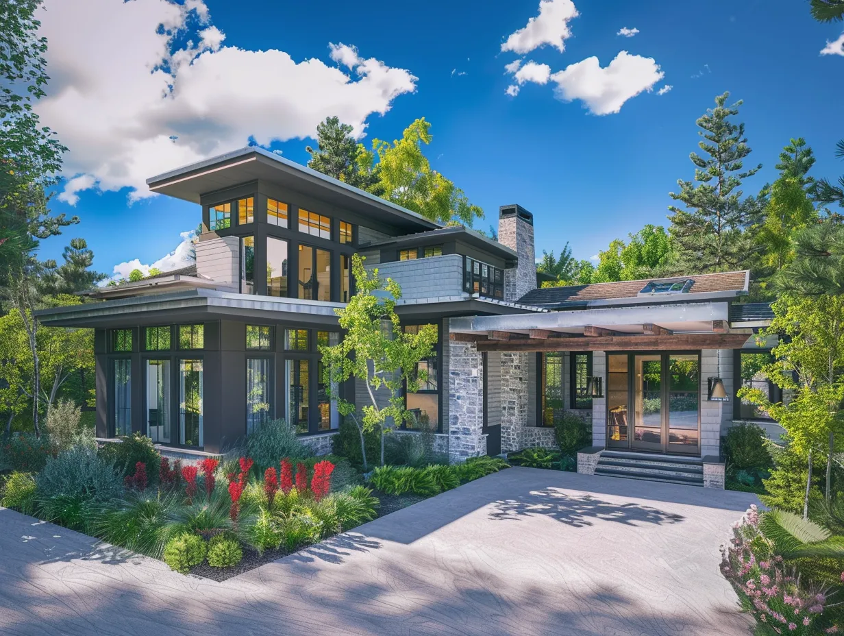 iqarat24_A_modern_house_with_clean_lines_large_windows_and__a6ca4031-7c08-402f-b40c-65ad87d3eae5_3